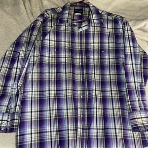 Men’s 3x western long sleeve shirt